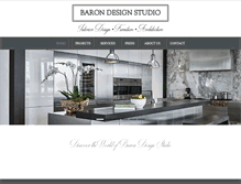 Tablet Screenshot of barondesignstudio.com